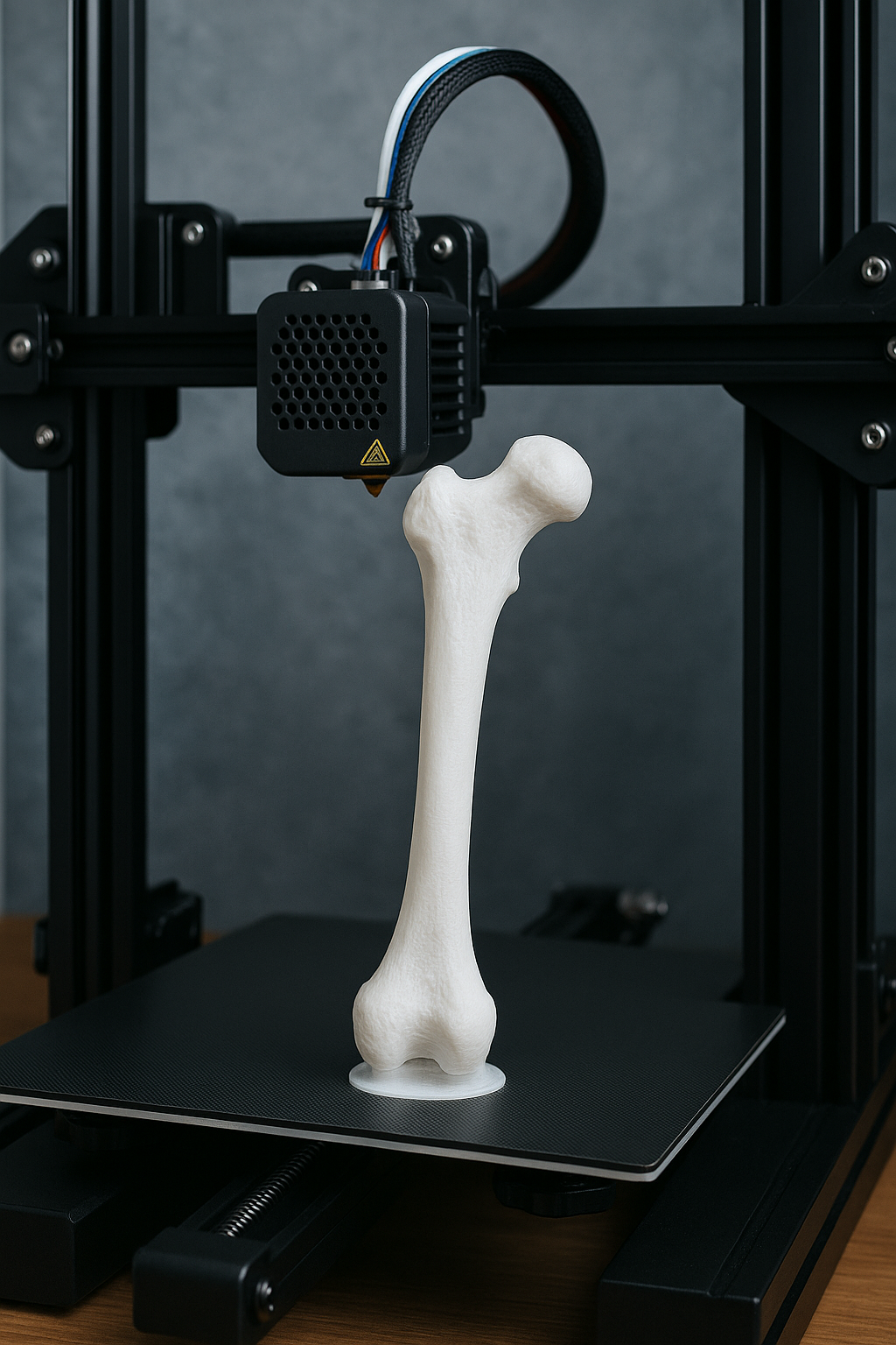 Glue gun, który drukuje kość podczas operacji